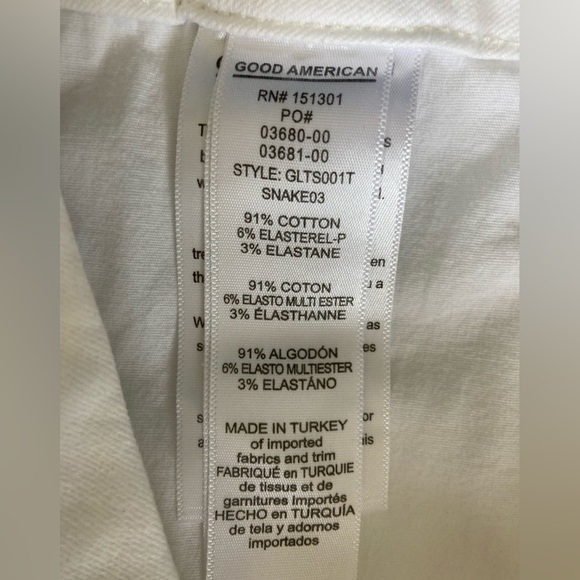 Good American High Waist Good Legs Snake Stripe Size 20 NWT - Picture 8 of 13